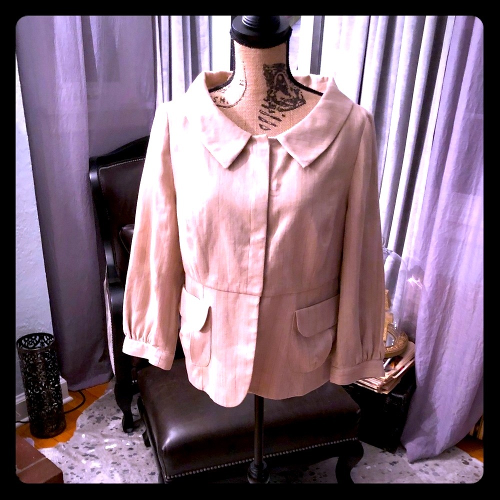 Banana Republic linen blazer